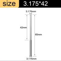 INNEWIN เหล็กคาร์ไบด์แข็ง เครื่องมือตัดเฉือน 3.175 แกนขนาด 4 มม. ช่องตรง ดอกกัด CNC เครื่องมือ CNC 2 ฟลุต เอ็นมิลล์ ไม้ /MDF /ไม้เนื้อแข็ง/อะคริลิก/พีวีซี