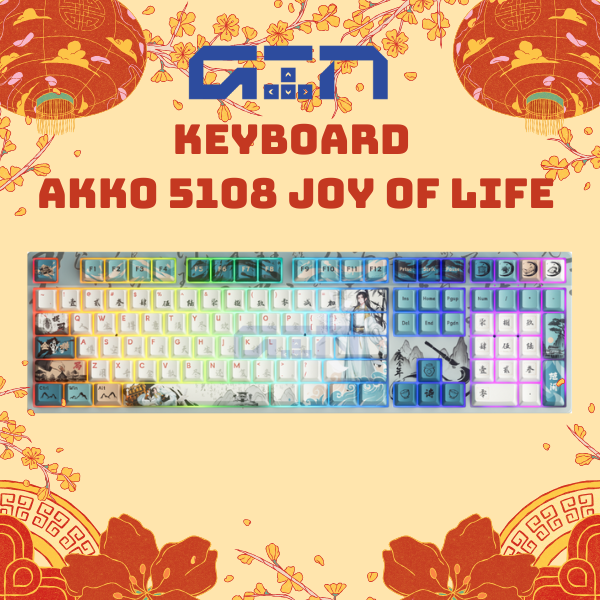 Bàn phím cơ AKKO 5108 SE Joy of Life (RGB / Hotswap / Piano Switch)