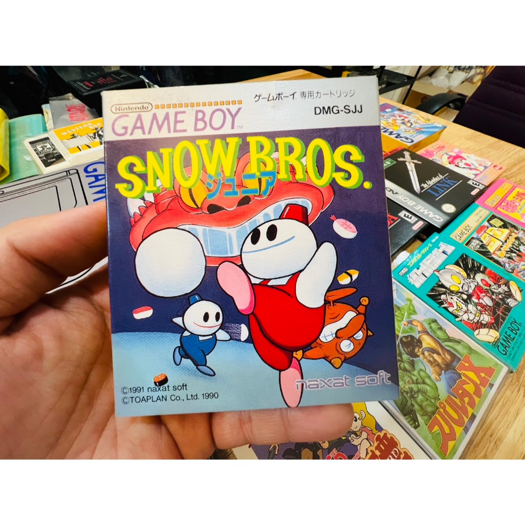 งานกล่อง [GameBoy Classic] : Snow Bros เกมในตำนาน!! สภาพสวยสมบูรณ์คู่มือครบถ้วนคร้าบ ราคา  25,500 บาท*ส่งฟรี