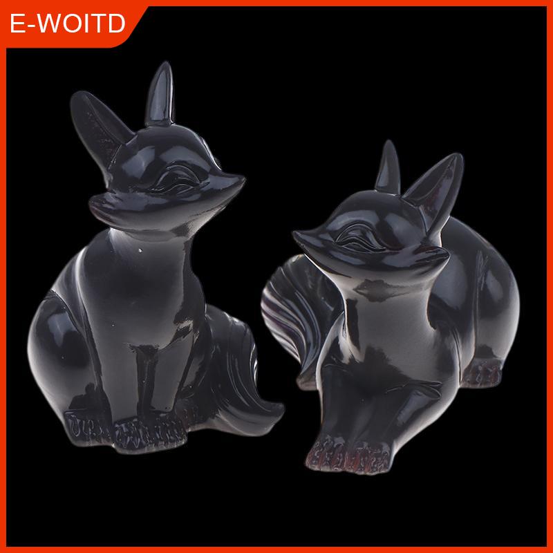 【E-WOITD】 เครื่องประดับสำหรับสัตว์เลี้ยงชาเปลี่ยนสีได้น่ารักใช้ตกแต่งรูปสุนัขจิ้งจอกขนาดเล็กตั้งโต๊ะสำหรับพิธีชงชาอุปกรณ์ตกแต่งบ้าน ราคา 159 บาท*ส่งฟรี