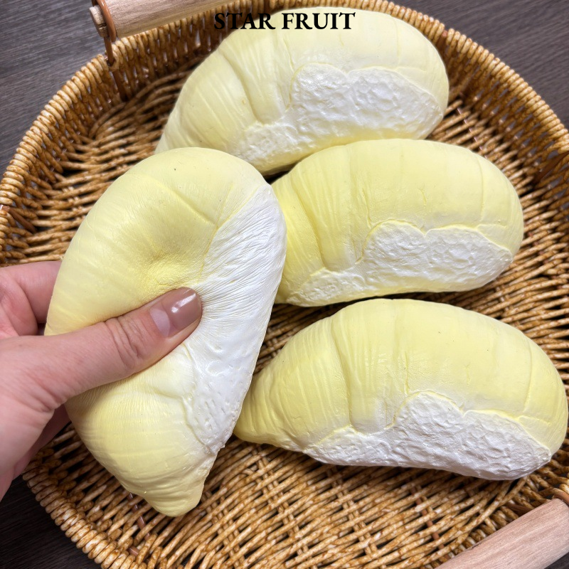STAR FRUIT⭐ Super Soft Simulation Durian Slow Rebound Decompression Toy ราคา 62 บาท*ส่งฟรี