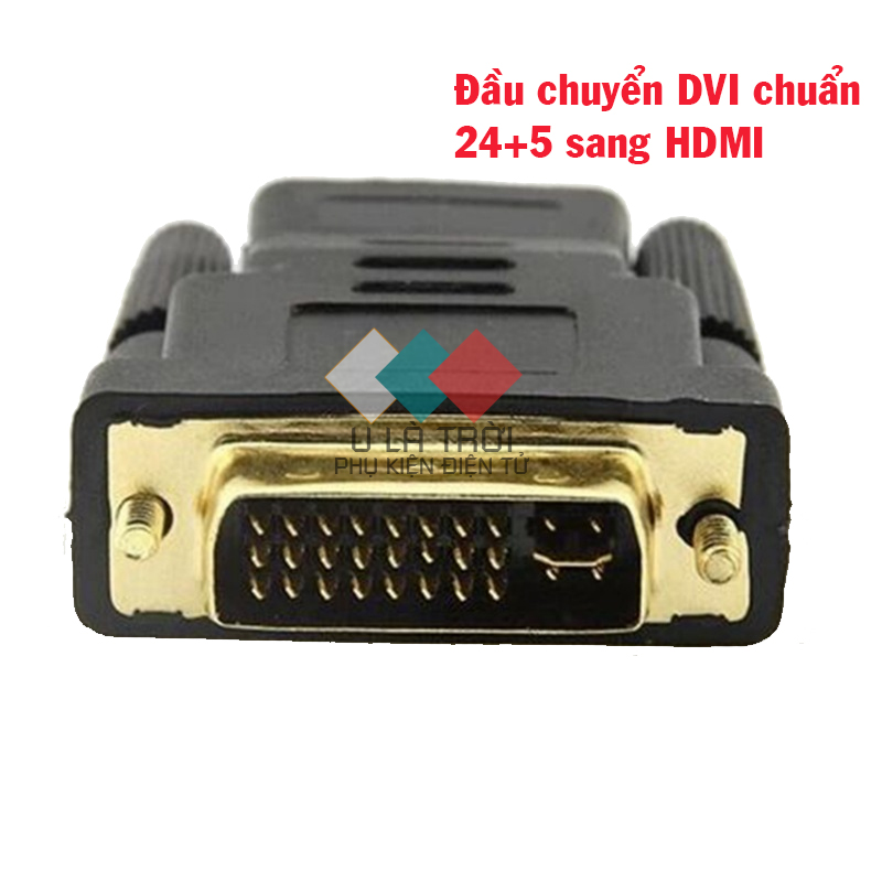 Đầu chuyển dvi chuẩn sang hdmi, dvi to hdmi