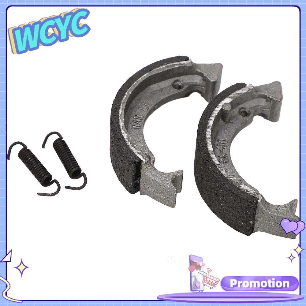 WCYC Đen Má phanh xe tay ga điện loại Dừng điện Phanh trống trước Bền bỉ Má phanh Cho MAX G30 Xe tay ga điện