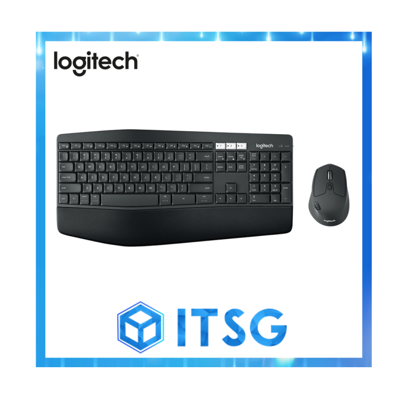 Logitech MK850 Performance Wireless Multi Device Keyboard & Mouse Combo with Cushion Palm Rest  (Local 1 Yr Warranty) Singapore