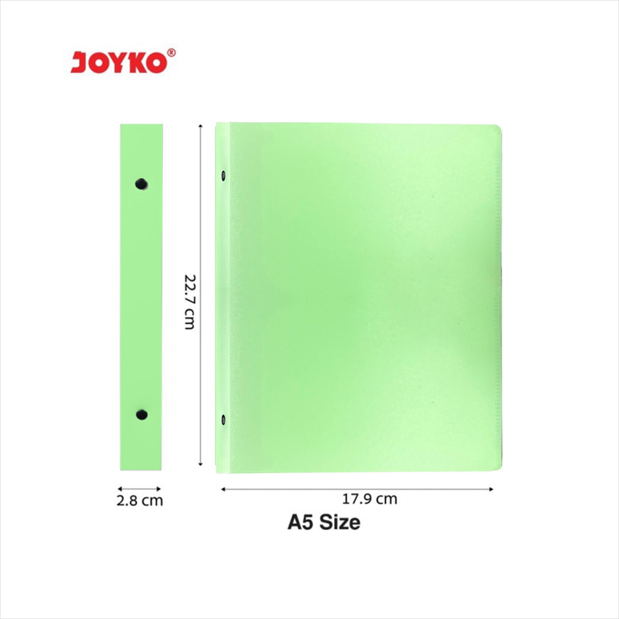 NA JOYKO Binder Note A5 B5 Polos / Buku Binder Joyko Polos Warna Pastel