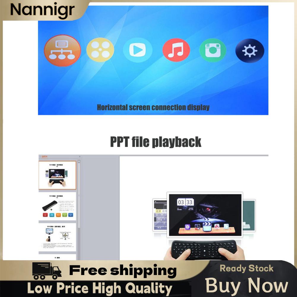 Nannigr Media Player HD Giao diện đa phương tiện Video Trình phát liền mạch Tự động chuyển đổi vòng lặp để giảng dạy PPT