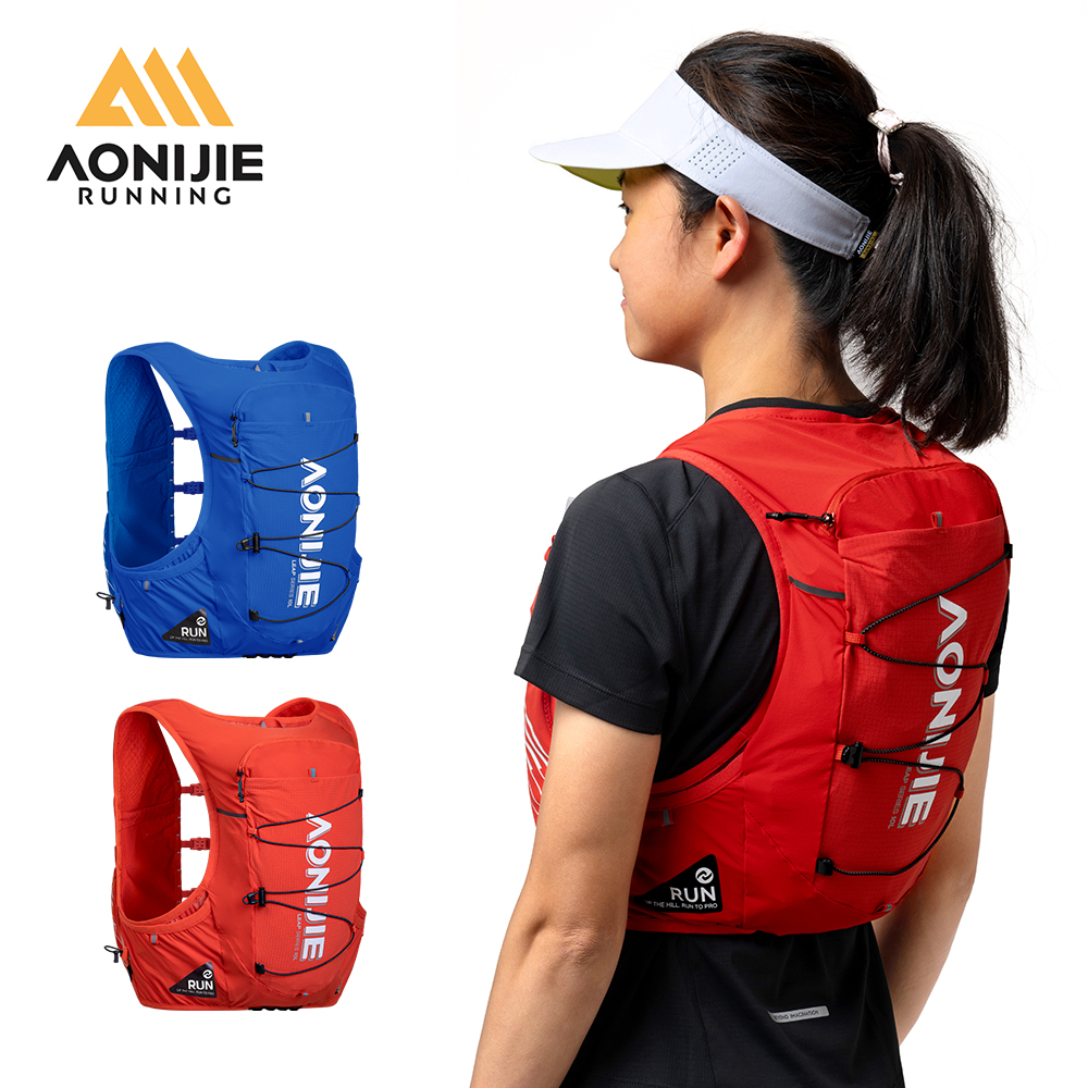 AONIJIE C9116 Unisex 10L Chạy Bộ Thể Thao Ba Lô Nhẹ Địa Hình Hydrat Hóa Dành Cho Đi Bộ Địa Hình Đua Xe Đạp Marath