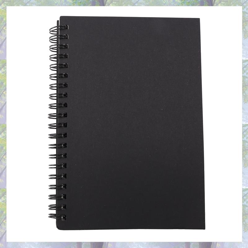 M8Retro Kraft Coil Sketch Sketchbooks Blank Notebook Notebook School Stationery
