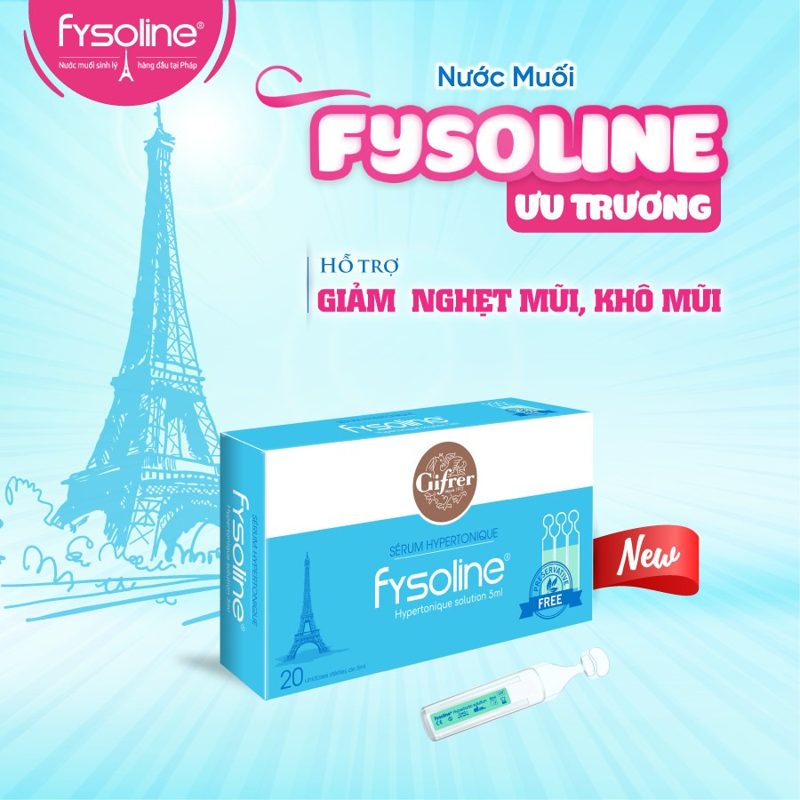 Hộp Xanh / Nước muối ưu trương Fysoline - Hàng