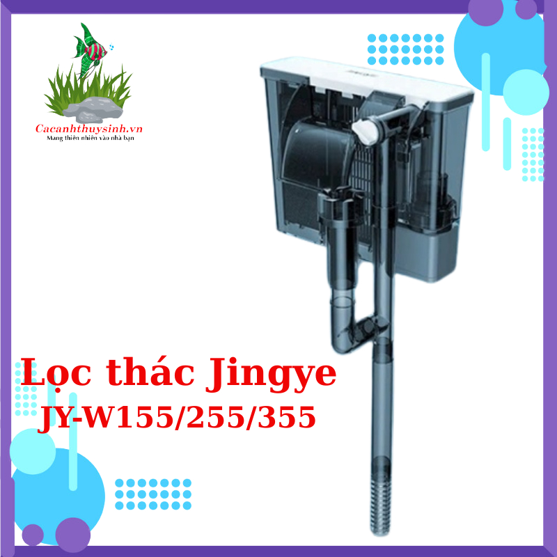 Lọc Thác Treo Bể Cá Cảnh Thuỷ Sinh Jingye JY-W155/255/355