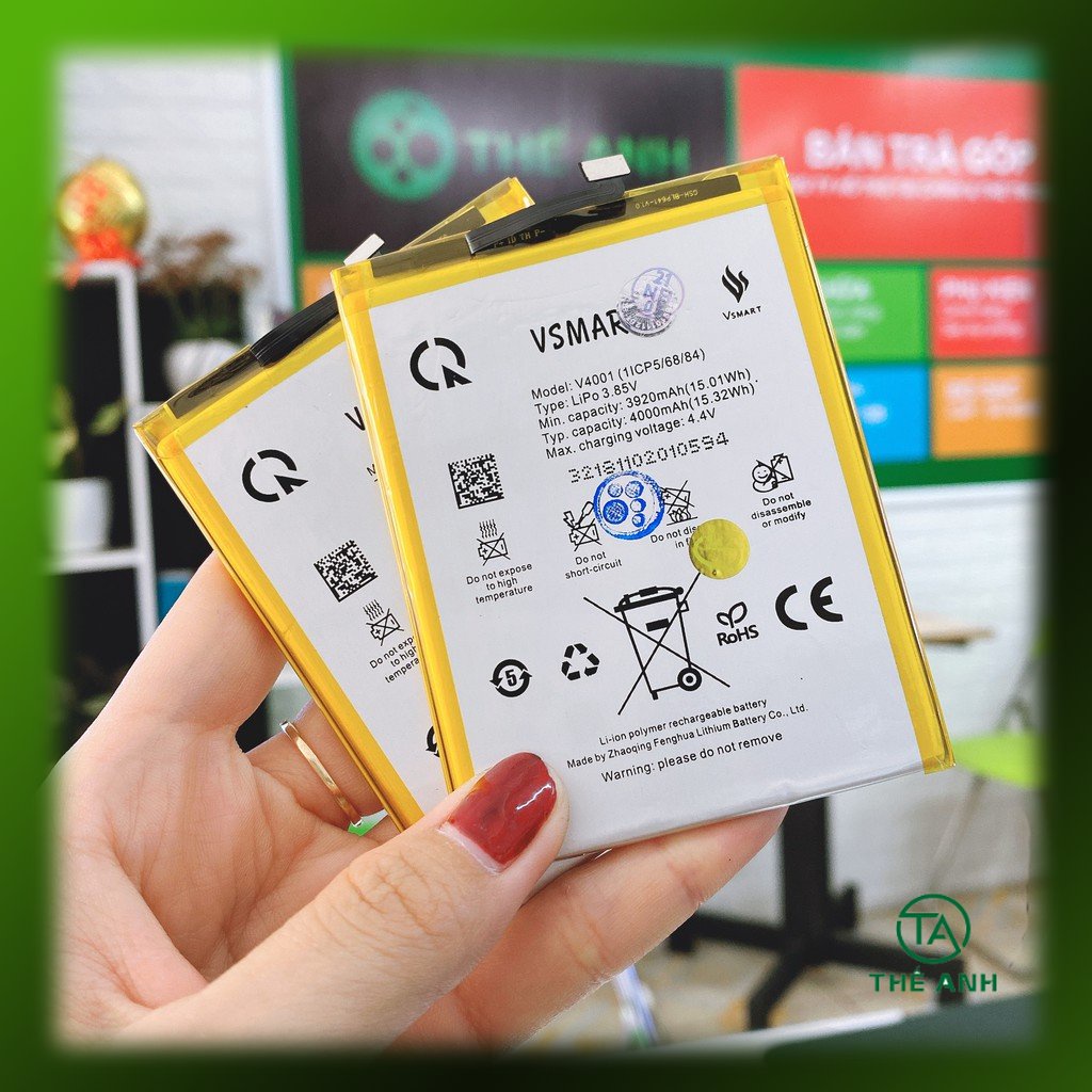 Pin vsmart v4001 | joy 1 plus | joy 1+ zin hãng như hình
