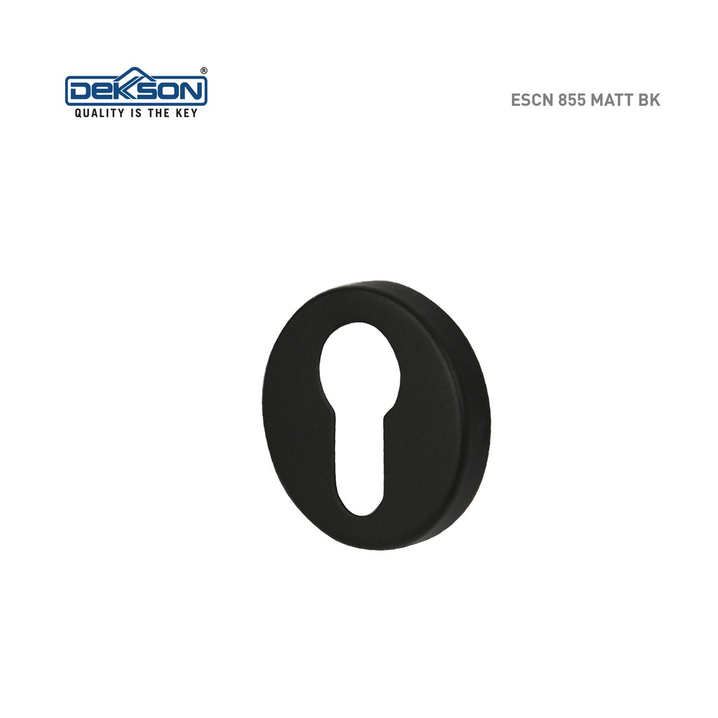 DEKKSON Cylinder Escutcheon Penutup Silinder ESCN 855 Matte Black Harga 46,200 rupiah*Gratis Ongkir