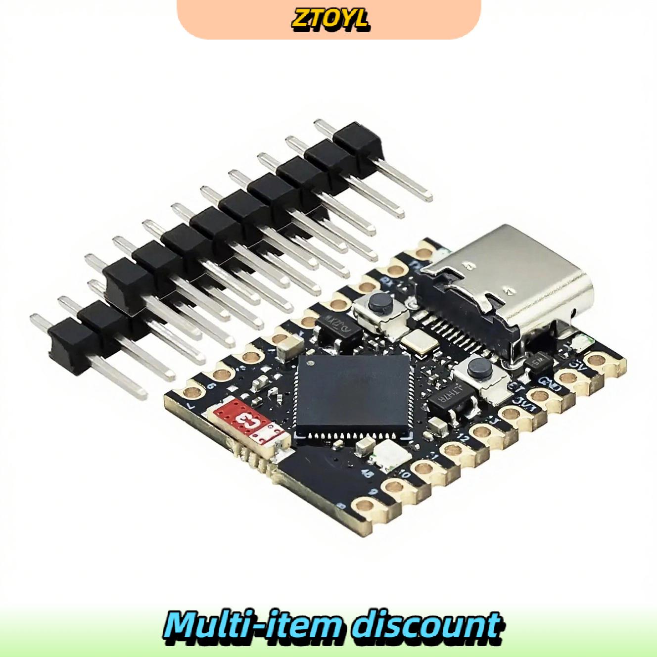 ZTOYL บอร์ดพัฒนาซูเปอร์มินิ5.0 ESP32-S3บลูทูธ ขนาดเล็กมาก1ชุดสำหรับ ESP32-S3FH4R2 S3 ESP32 Arduino ราคา 141 บาท*ส่งฟรี