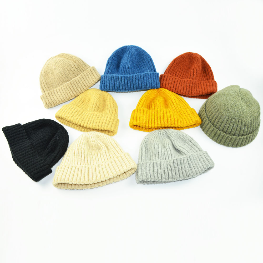 [new tide] Hat Winter Skullcap Men's Korean-Style Knitted Woolen Cap Outdoor Street Skullcap Hip Hop Baotou Beanie Hat