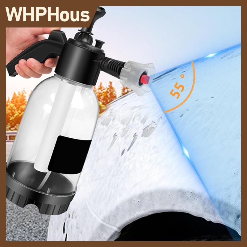WHPHous 2L bọt phun rửa xe cầm tay bọt tưới nước có thể áp suất không khí phun nhựa khử trùng chai nước dụng cụ làm sạch xe Giá 92,580 Đồng*Miễn phí vận chuyển