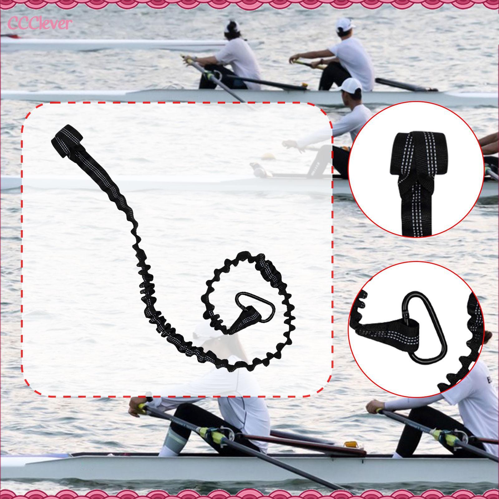 CCclever mái chèo thuyền Kayak Dây Xích co giãn phụ kiện đàn hồi mái chèo dây đeo an toàn dây buộc cho sup Kayak chèo thuyền đi bè chèo thuyền