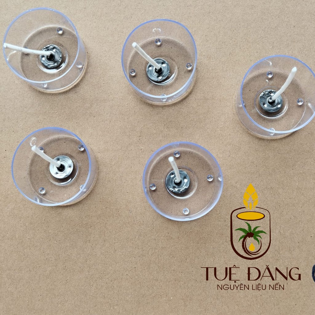 Combo 100 vỏ nhựa làm nến Tealight - Tuệ Đăng