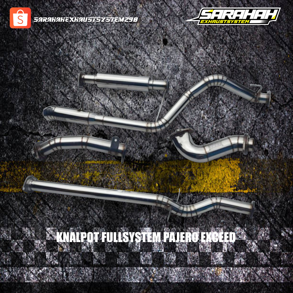 FULLSYSTEM KNALPOT MOBIL PAJERO EXCEED - SARAHAH EXHAUST Giá 3,145,000 Đồng*Miễn phí vận chuyển