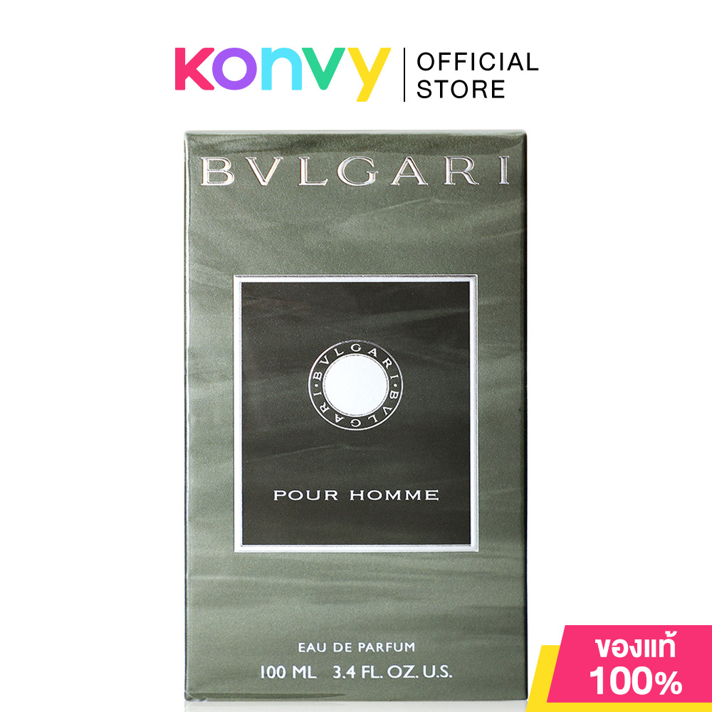 Bvlgari Pour Homme EDP 100ml น้ำหอมสำหรับผู้ชาย กลิ่นวูดดี้มัสกี้ที่หรูหราและประณีต (ของแท้ 100%) ราคา 4,840 บาท*ส่งฟรี