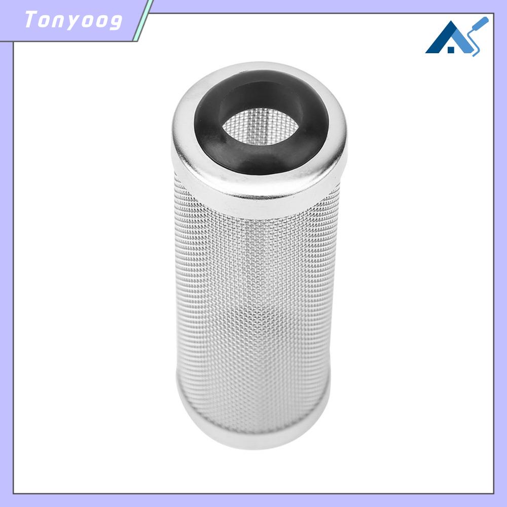 TONYOOG Lưới thép không gỉ Lưới lọc bể cá Bọc lưới ống lưới silicon Lưới lọc khí nạp Phụ kiện Ống lọc trước  loại Bộ lọc bằng thép không gỉ Hít thở bể cá