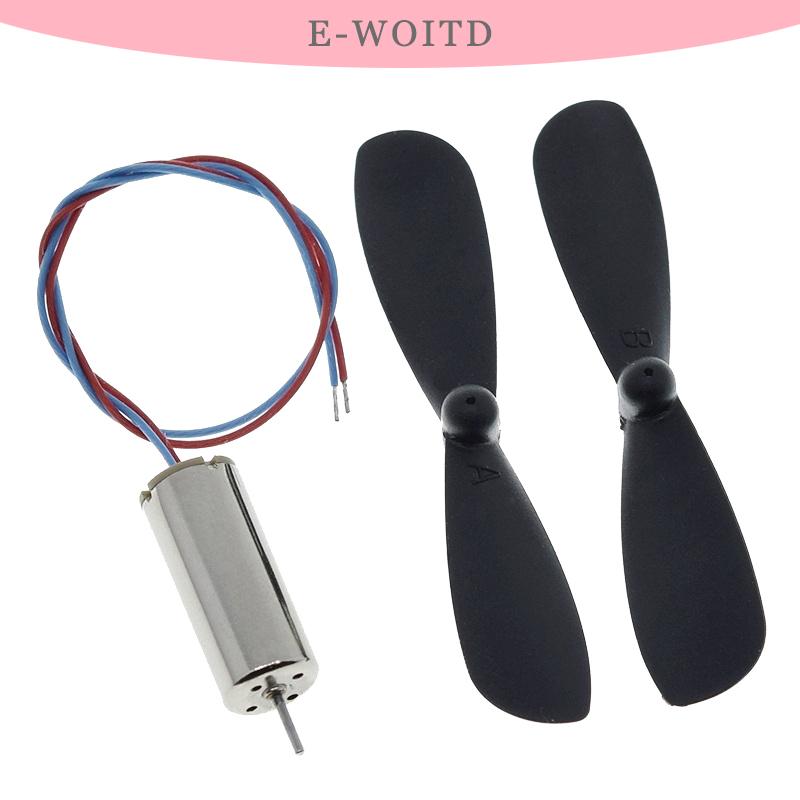 TENXI3 1 Set 716 7x16MM Micro DIY Helicopter Coreless DC Motor With Propeller Great Torque High Spee