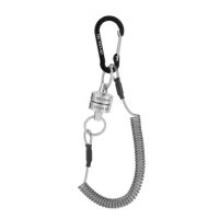 Bucwxa Magnetic Net Release Holder Keychain Fly Fishing Net Retractor Strong Magnet Clip Holder Retractor with Coiled Lanyard for Fly Fishing Net Release Essential Gear for Anglers in Asia