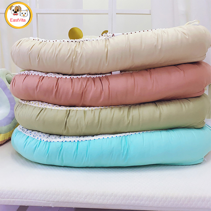 2Pcs Protable Baby Nest Baby Lounger Foldable Co