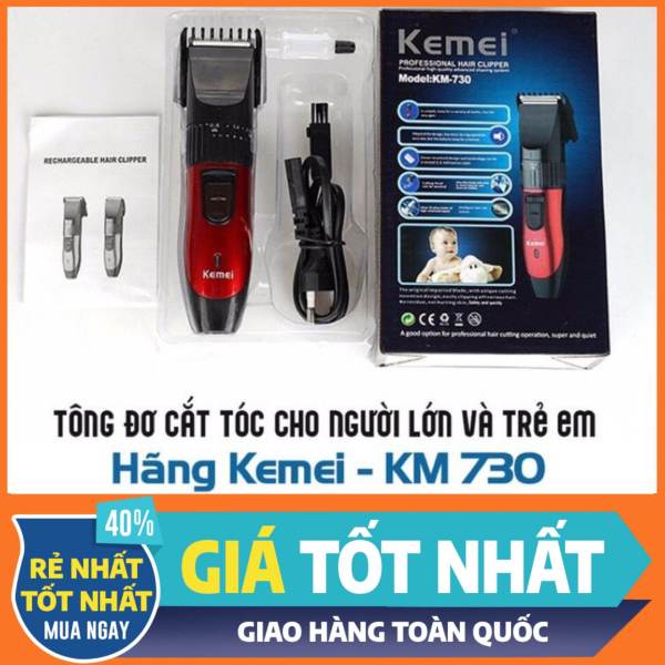 Tông đơ cắt tóc Kemei KM-730 - Hàng chính hãngTông đơ cắt tóc sạc điện KEMEI KM-730 cắt tóc cho bé an toàntông đơ cắt tóc kemei km730 Chất Lượng, nhập khẩu
