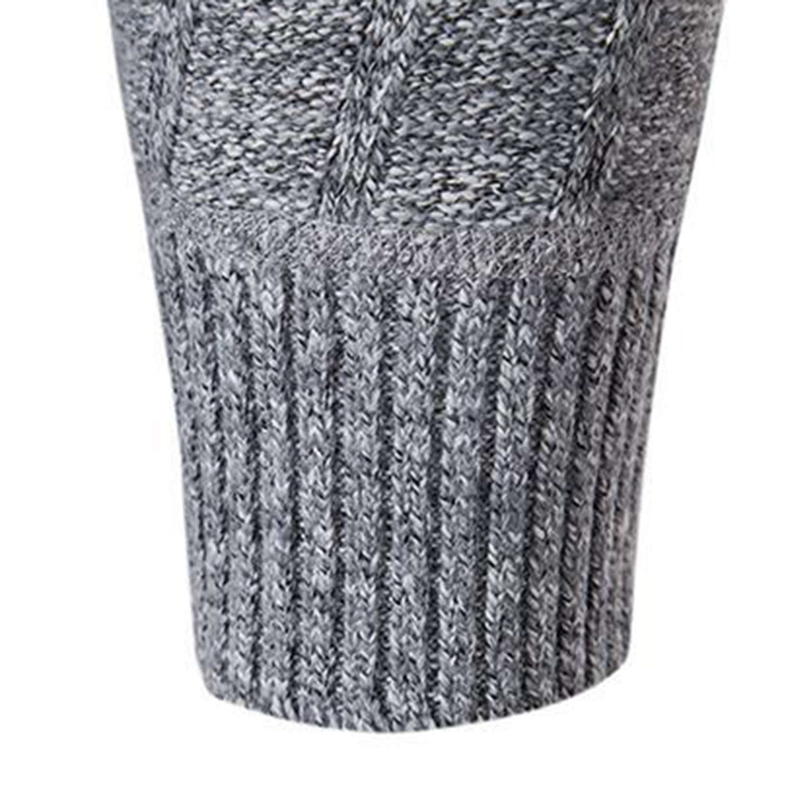 FCO MALL Gemütlicher Polyester-Pullover für Herren, einfarbiger Pullover, Herren-Winterpullover mit Reißverschluss-Design und dicker Wärme, Perfect387_voghion.com