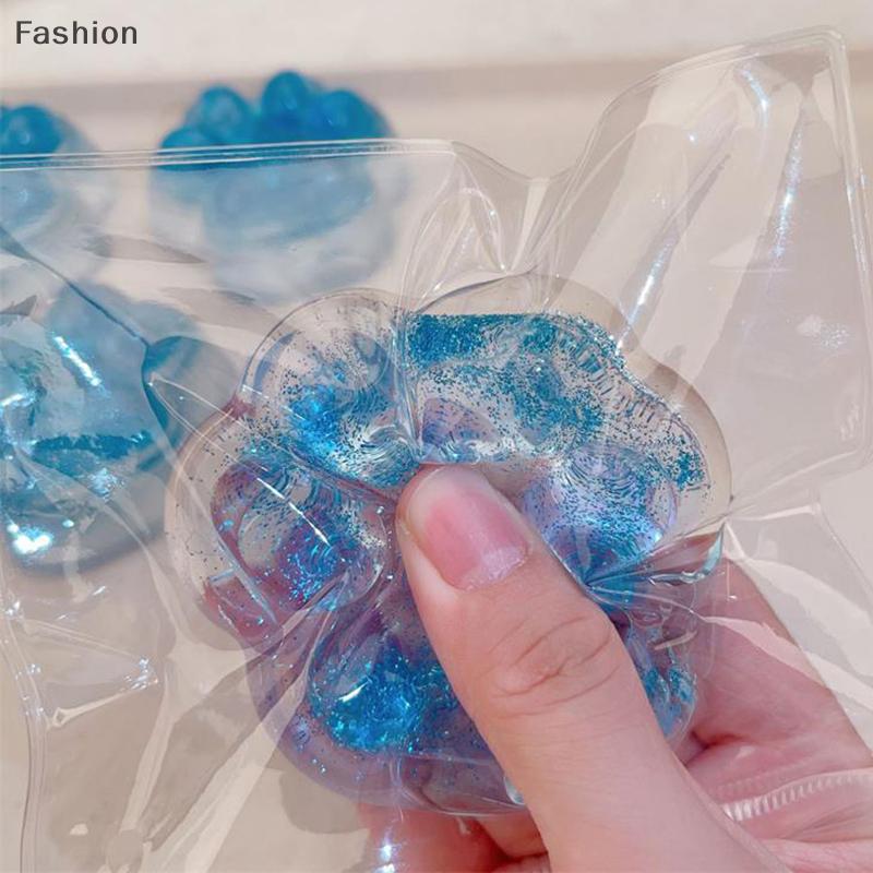 [Fashion] Dễ thương sáng bóng màu xanh Mèo Paw bùn cảm giác Pinch bóp chậm phục hồi đồ chơi dính mềm Giải nén đồ chơi vui cứu trợ thư giãn đồ chơi Quà tặng