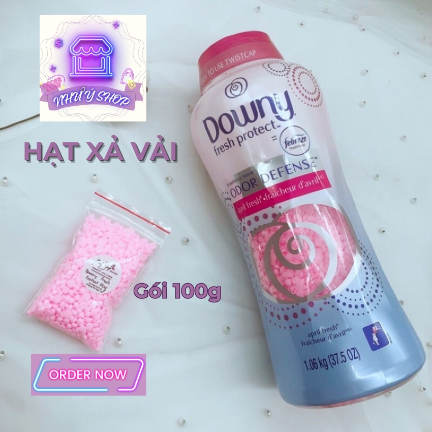 Hạt xả thơm quần áo downy - viên xả vải của mỹ, nước xả vải dạng viên chai 1kg bán lẻ 100 gram, 200 gram