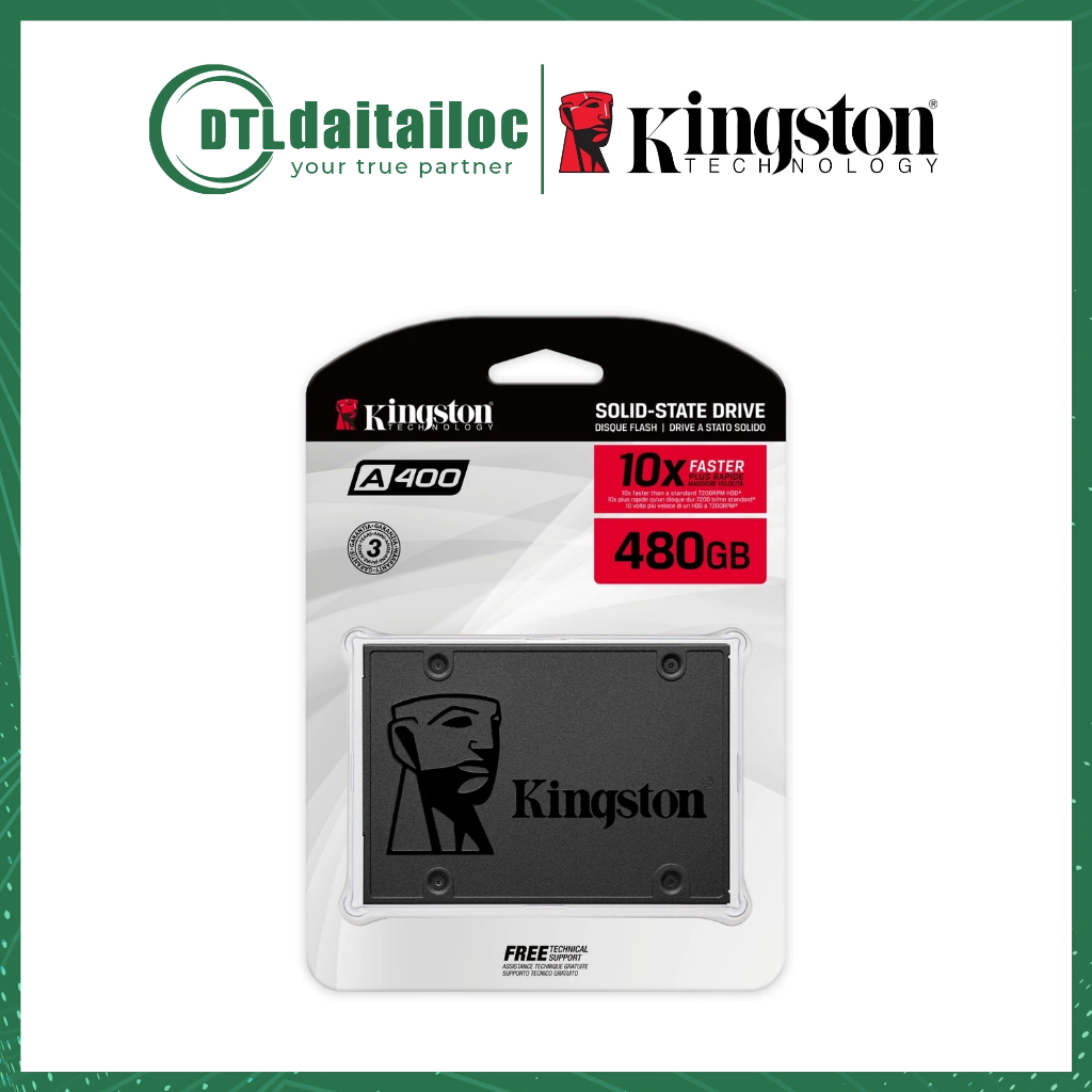 Ổ Cứng  SSD Kingston 480Gb CH (SA400S37/480G) |Hàng chính hãng |Giao hàng nhanh chóng