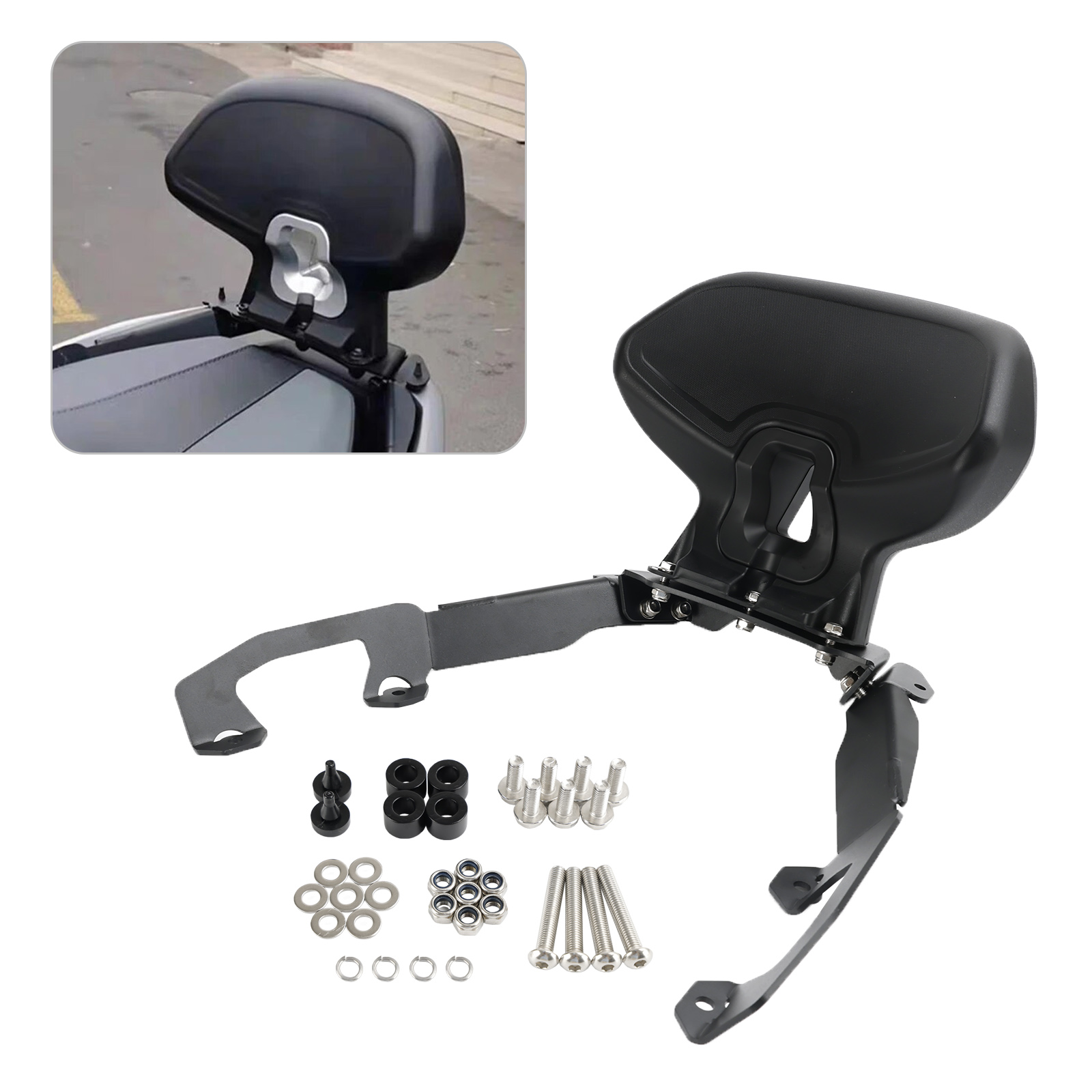 Areyourshop Passenger Sissy Bar Backrest for Honda Forza 350 2021-2022 BLK ราคา 3,999 บาท*ส่งฟรี