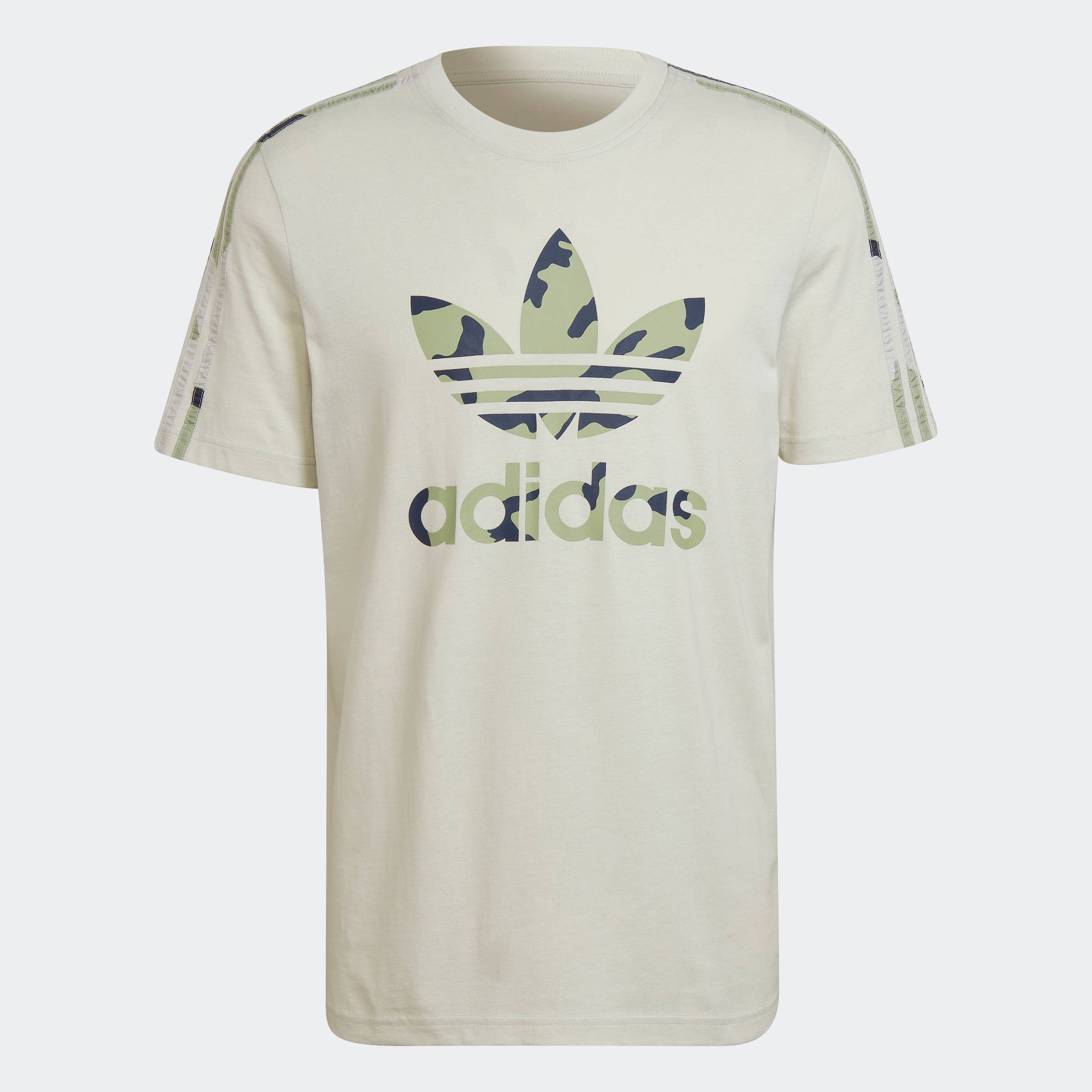 adidas Phong cách sống Áo Thun Graphic Rằn Ri Nam Xám HF4889
