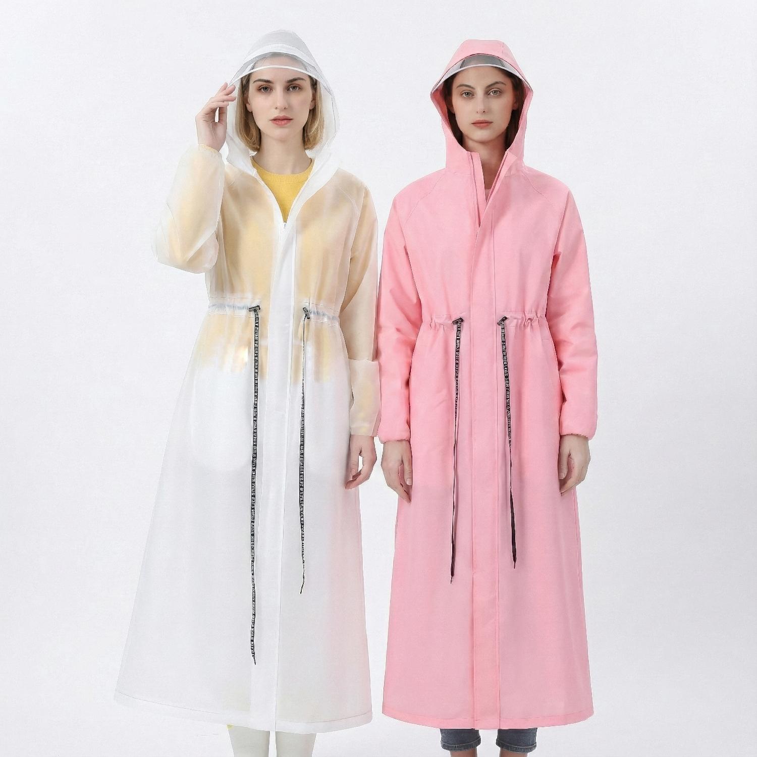 Jas Hujan Ponco Dewasa Unisex Motif Serut Waterproof dengan Kancing Klip & Mika Transparan - 5913 Harga 51,800 rupiah*Gratis Ongkir