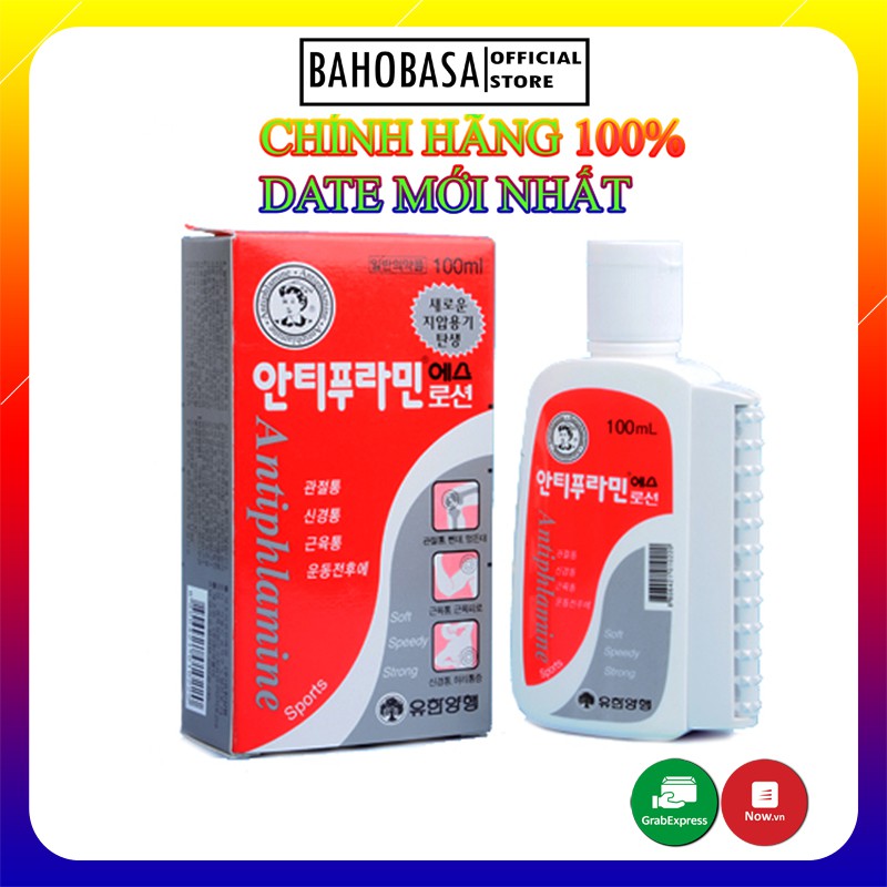 Dầu Nóng Hàn Quốc Antiphlamine 100ml - Date Mới Nhất Bahobasa