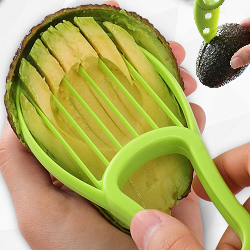 [SUSU Living Home] Creative Avocado Cutter Shea Corer Butter Pitaya Kiwi Peeler Slicer Banana Cutting Special Knife Kitchen Veggie Fruit Tools