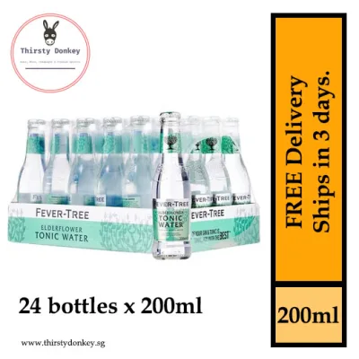 Fever Tree Elderflower Tonic (24 bottles X 200ml)