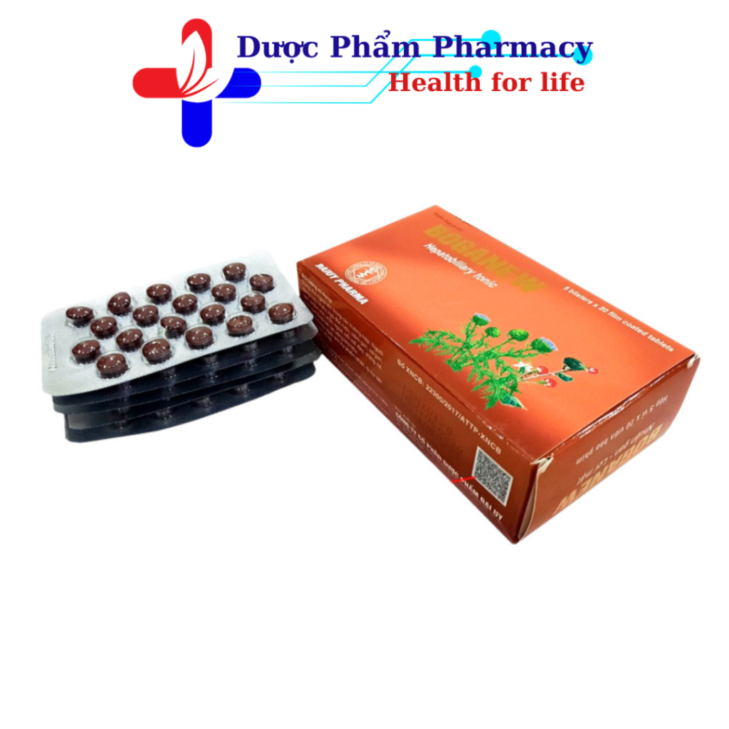 Viên uống bổ gan BOGANEW Đại Uy Hỗ trợ giải độc gan, lợi mật, tăng cường chức năng gan - Hộp 100 viên