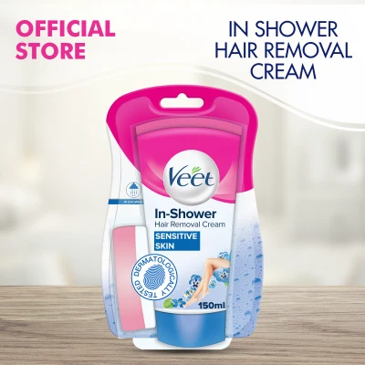 Veet In-Shower Hair Removal Cream for Sensitive Skin 150ml