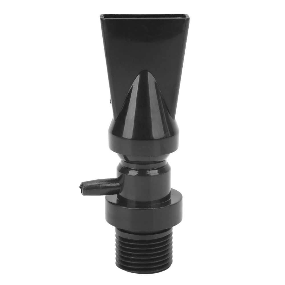 SPDD Điều chỉnh Đầu phun hình mỏ vịt cho bơm bể cá PVC Phổ quát Đầu phun nước hình mỏ vịt Phụ kiện Đen Bơm bể cá vòi phun mỏ vịt Bể cá - 2