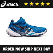 ASICS METRISE Men's Blue Black Volleyball Shoes 1051A058 400