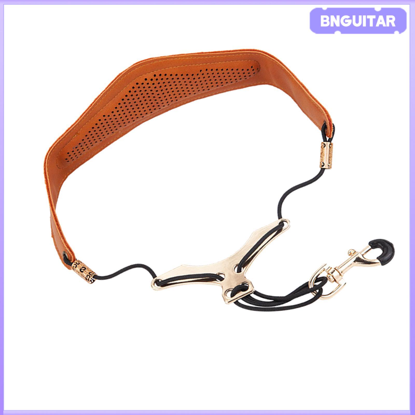 BNGUITAR Professional Sax Harness Saxophone Strap, Soft Comfortable Padded Breathable for Tenor Alto Sax Neck Strap Bass Clarinet Instrument Accs