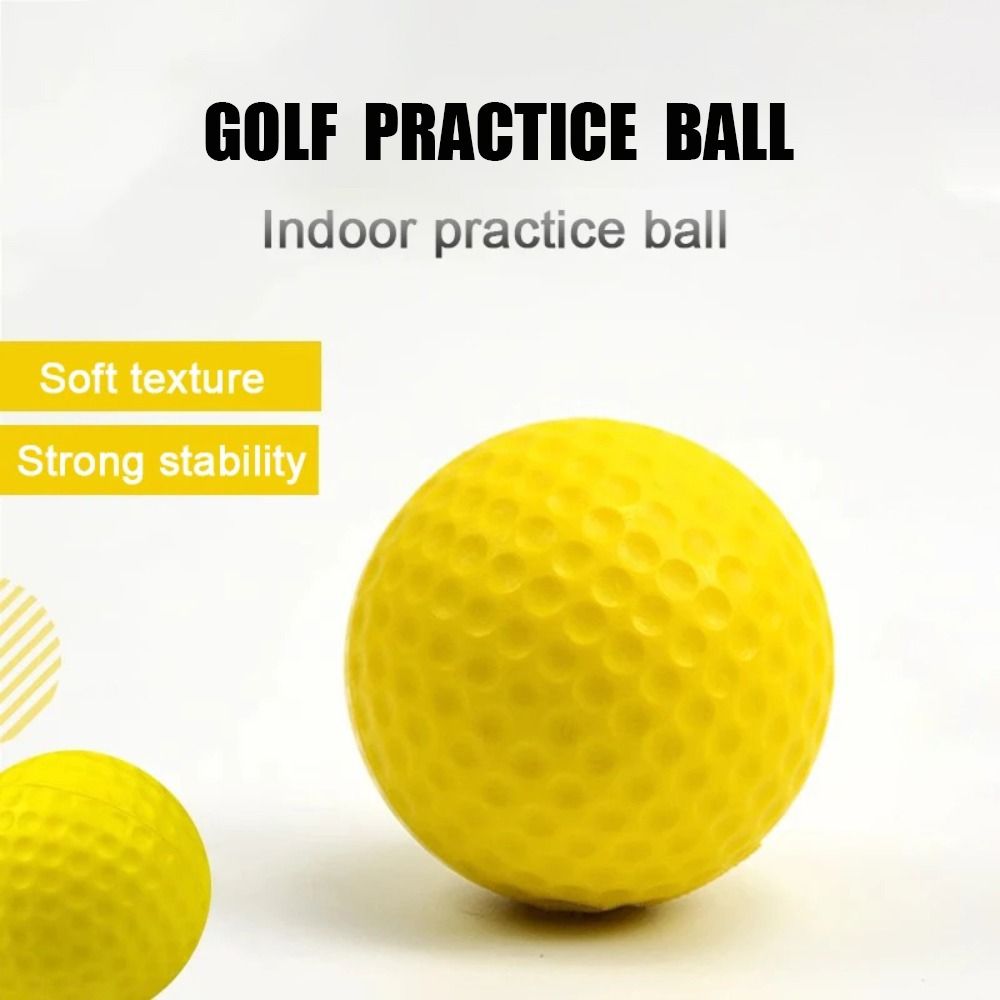 PALE 10PCS Đàn hồi Bóng tập golf trong nhà Không xốp PE Bóng Xốp tập golf Trọng lượng nhẹ Đồ chơi golf Ngoài trời