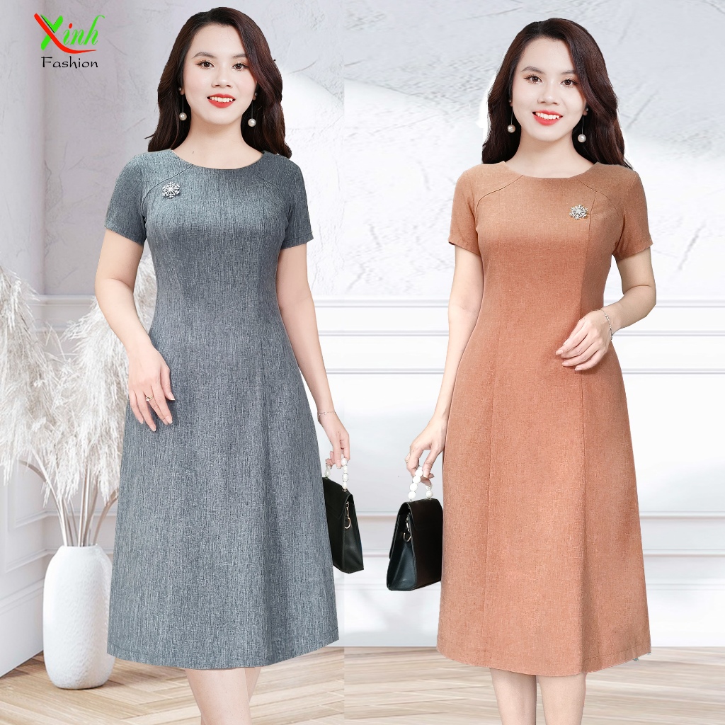 Đầm suông a basic trẻ trung dl923 dl925