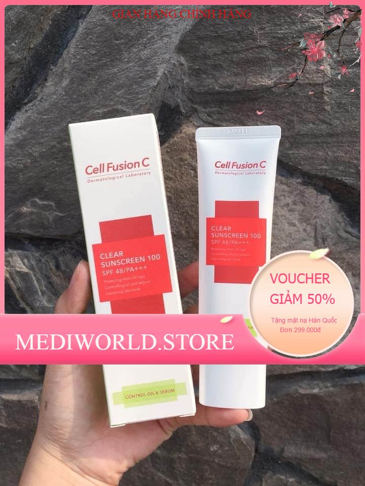 Kem chống nắng Cell Fushion C nâng tông10ml xanh, shop cam kết 100% sản phẩm chính hãng nội ngoại nhập, bảo hành 1 đổi 1 nếu sản phẩm lỗi