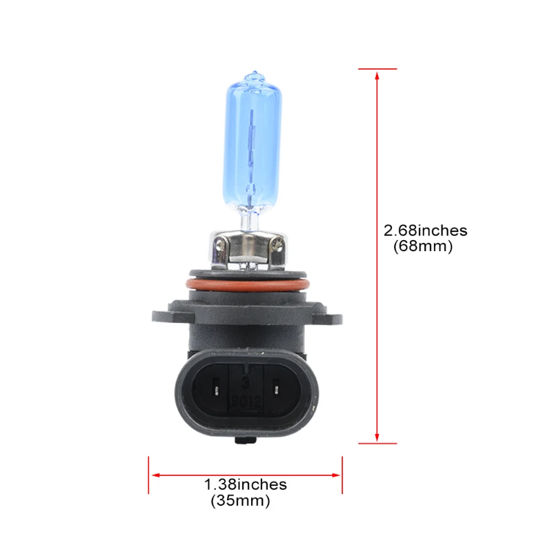 [Gsbxcsd] 2X 9012 hir2 9012 LL Halogen đèn pha Bóng Đèn Pha 12V 55W 6500K Xenon trông trắng cặp kính