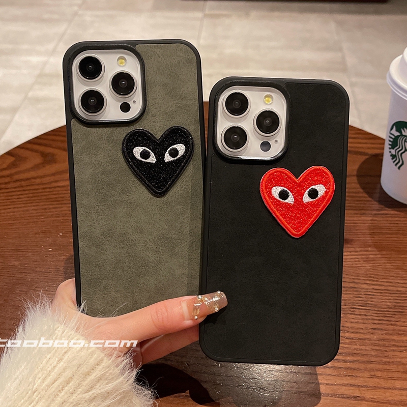 Pro Max Cdg Phone Case Authentic Comme Des Garcons CDG Coque Cover Case For  Apple IPhone