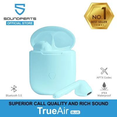 SoundPEATS TrueAir True Wireless Earbuds Qualcomm APT-X With 30 Hrs Music, Immersive Sound, Bluetooth 5.0 & Touch Control