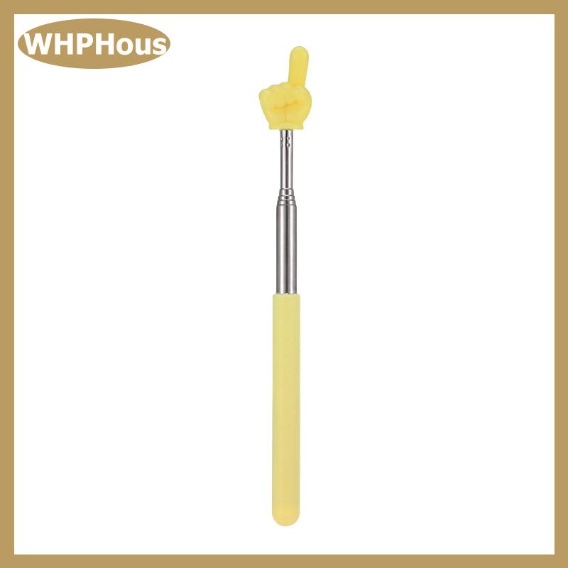 WHPHous Steel Teaching Pointer Telescopic Rod Finger Design Teaching Stick Finger Reading Sticks Too